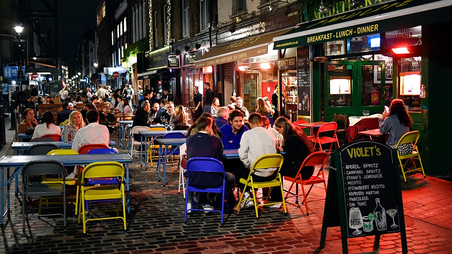 Un bar à Londres