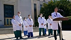 L'hôpital où est Donald Trump près de Washington