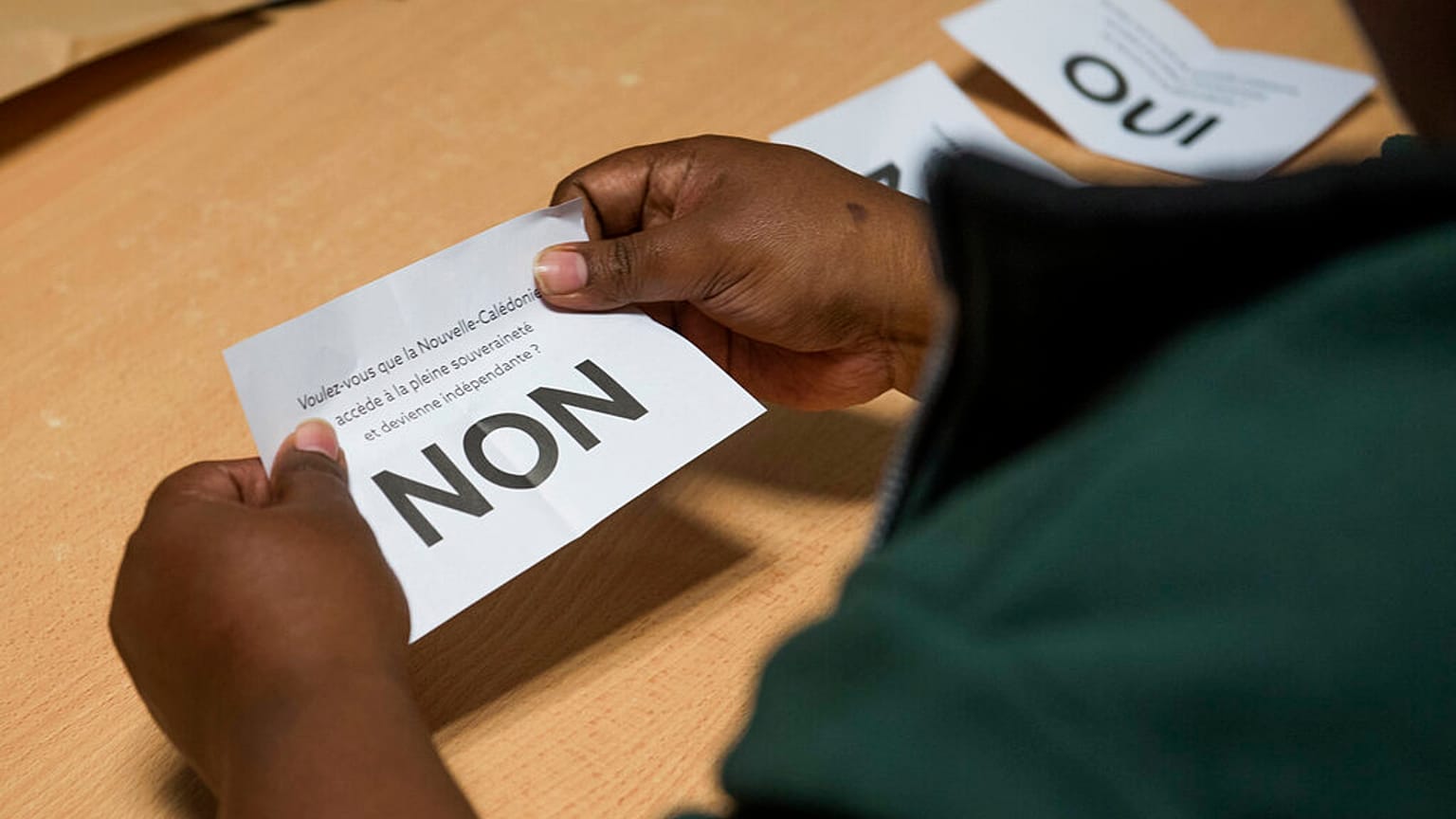 Les Calédoniens auraient voté en majorité contre l'indépendance