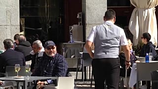 Una terraza de Madrid