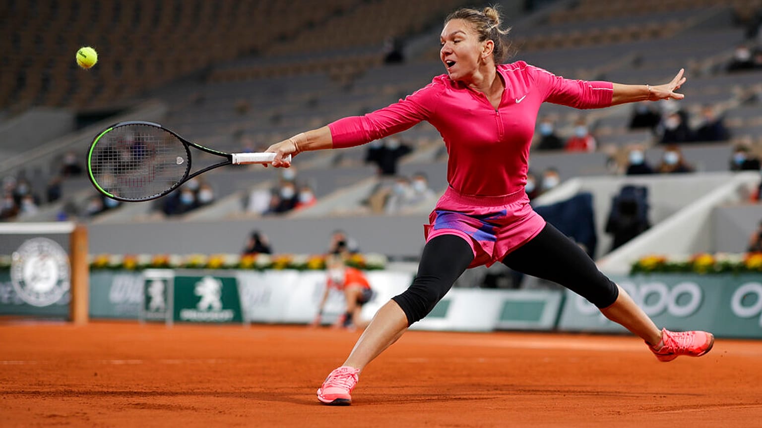 Simona Halep à Roland-Garros, le 04/10/2020