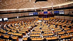 Az Európai Parlament brüsszeli ülésterme