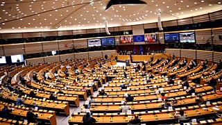 Az Európai Parlament brüsszeli ülésterme