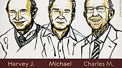 The prize was awarded to Harvey J Alter, Michael Houghton and Charles M Rice