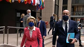 Kommissionspräsidentin Ursula von der Leyen und Ratspräsident Charles Michel
