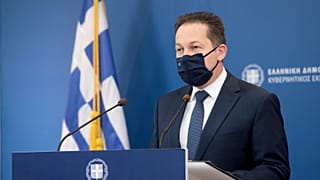 Ο κυβερνητικός εκπρόσωπος της Ελλάδας, Στέλιος Πέτσας