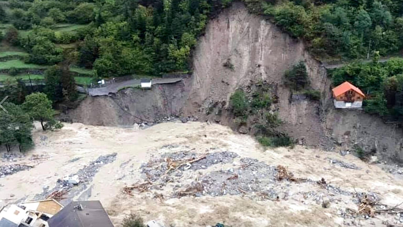 Nach Sturmtief Alex im Hinterland von Nizza