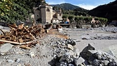 Breil-sur-Roya, dévasté par les crues de vendredi