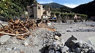 Breil-sur-Roya, dévasté par les crues de vendredi