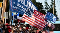 Trump elnök támogatói Bethesdában