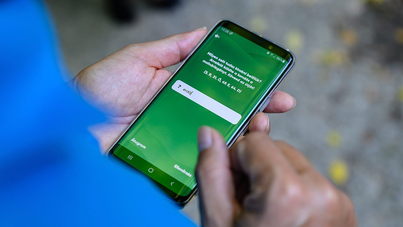 Alkalmazás mobiltelefonon