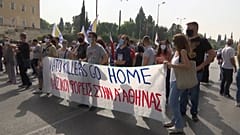 No-Comment-Video: Anti-NATO-Proteste in Athen