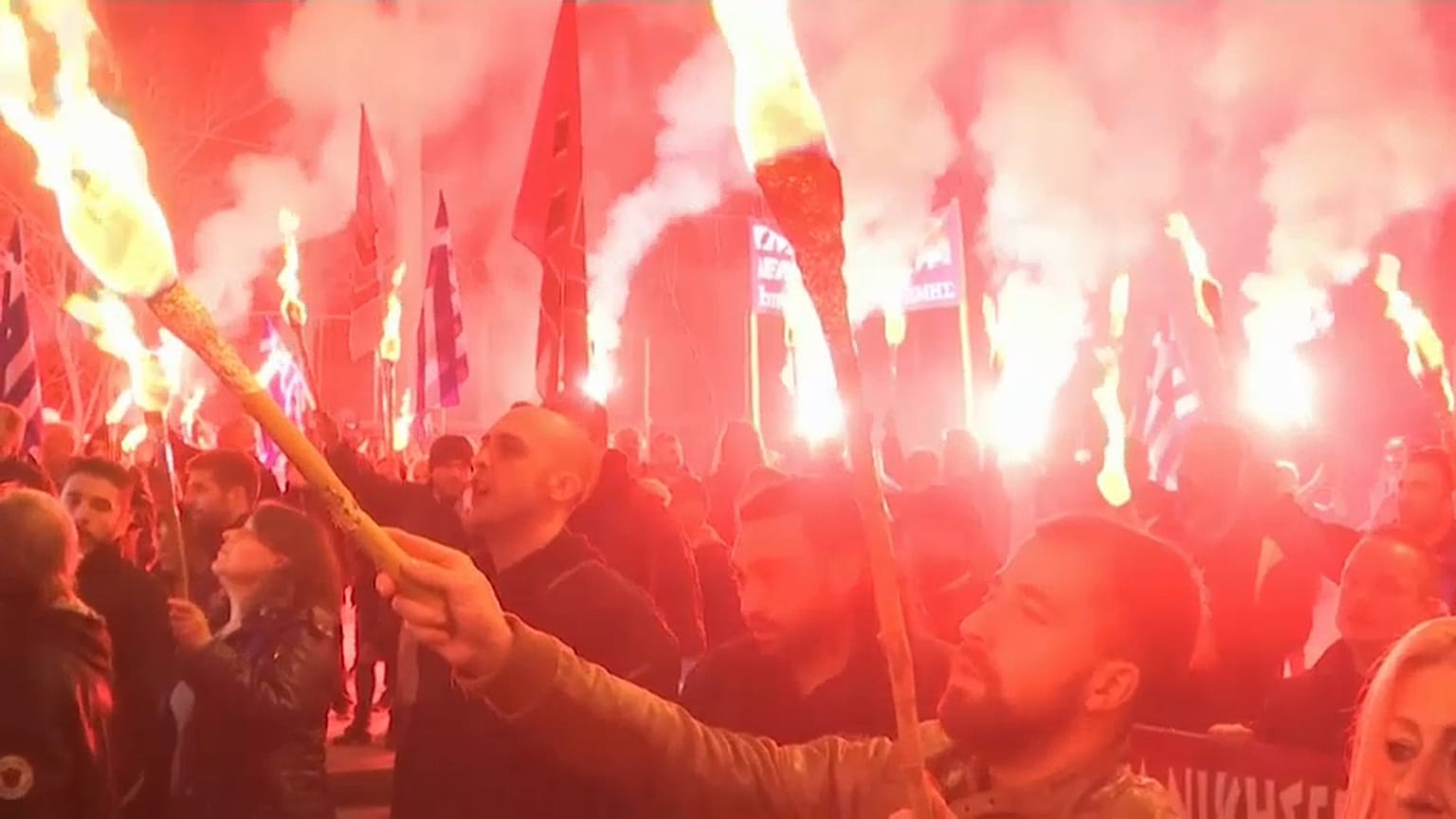 Golden Dawn Protesters