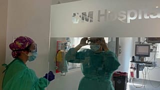 Unidad de cuidados intensivos del Hospital Universitario de Torrejón