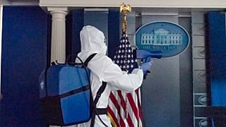 Operaciones de desinfección de la Casa Blanca