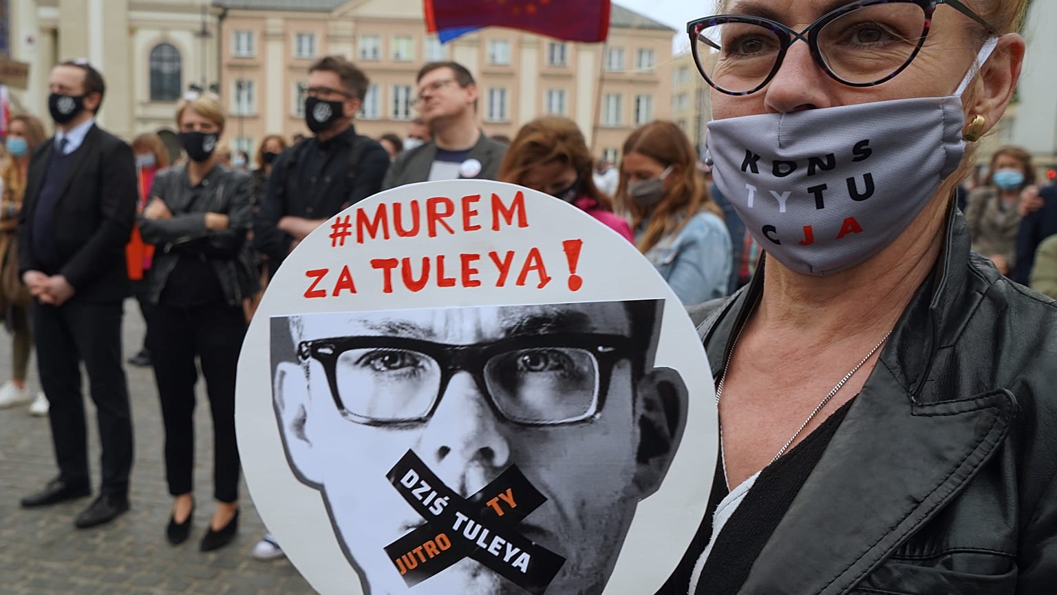 Protest für Igor Tuley vor dem Obersten Gerichtshof, Juni 2020
