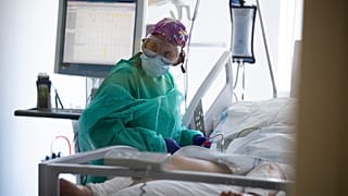 Intensivstation im Krankenhaus in Torrejon de Ardoz