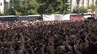 Una multitud celebró el veredicto