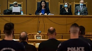 Судебное заседание по делу "Золотой зари"