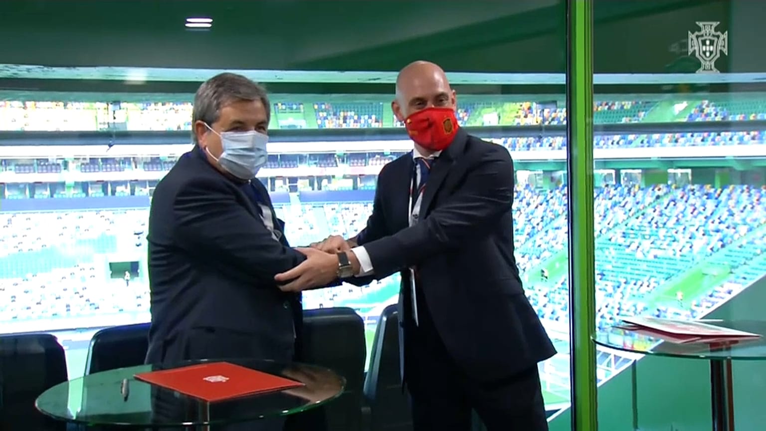 Fernando Gomes e Luis Rubiales
