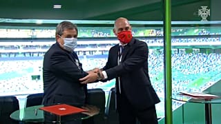 Fernando Gomes e Luis Rubiales