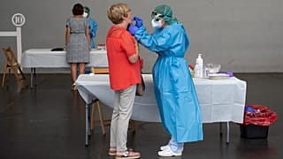 Koronavírus: önkéntes tesztelés Azkoitiában