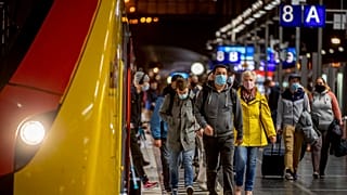 Am Bahnhof Frankfurt