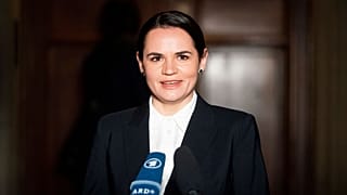 Svetlana Tikhanovskaya na lista de "procurados" da Rússia