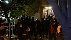 درگیری در مقابل بیمارستان جم تهران