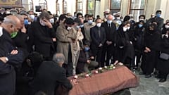 اقامه نماز بر پیکر محمدرضا شجریان