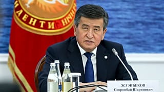 Kırgızistan Cumhurbaşkanı Sooronbay Ceenbekov