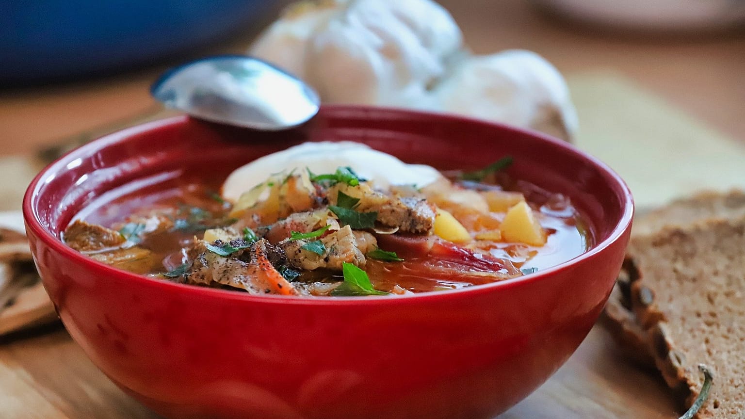 Sopa de remolacha Borsht