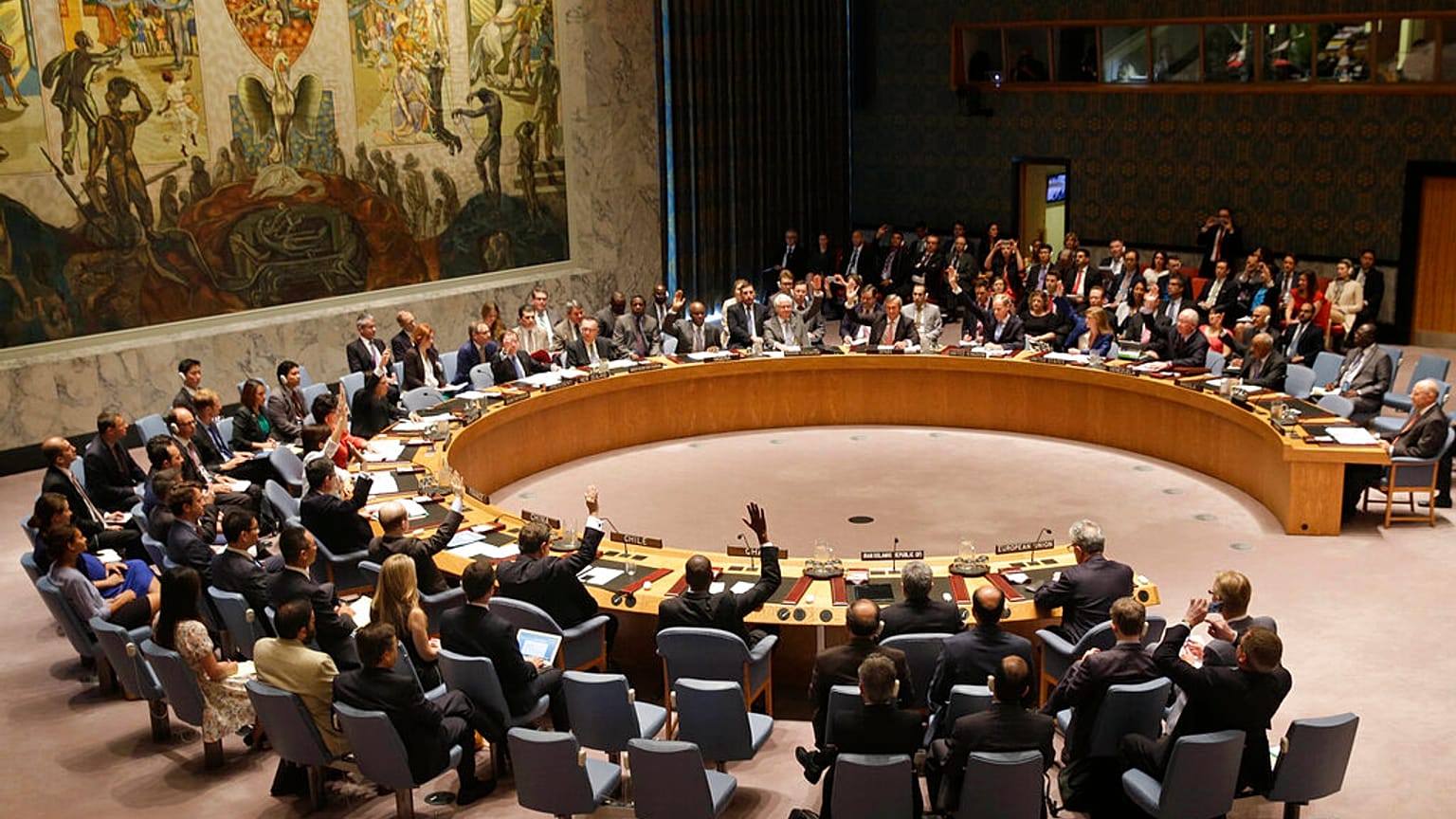 Security Council vote at United Nations