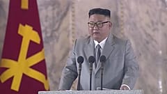 Kuzey Kore Devlet Başkanı Kim Jong Un, İşçi Partisi'nin 75. kuruluş yıl dönümü için düzenlenen törende konuştu