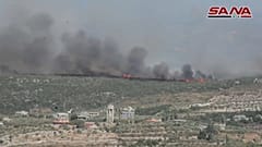 حرائق غابات سوريا