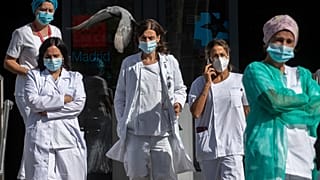 Ιατρικό προσωπικό στην Ισπανία