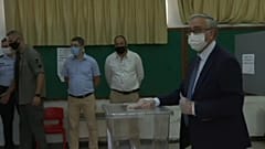 Mustafa Akinci, presidente saliente de la República Turca de Chipre del Norte