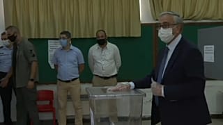 Mustafa Akinci, presidente saliente de la República Turca de Chipre del Norte