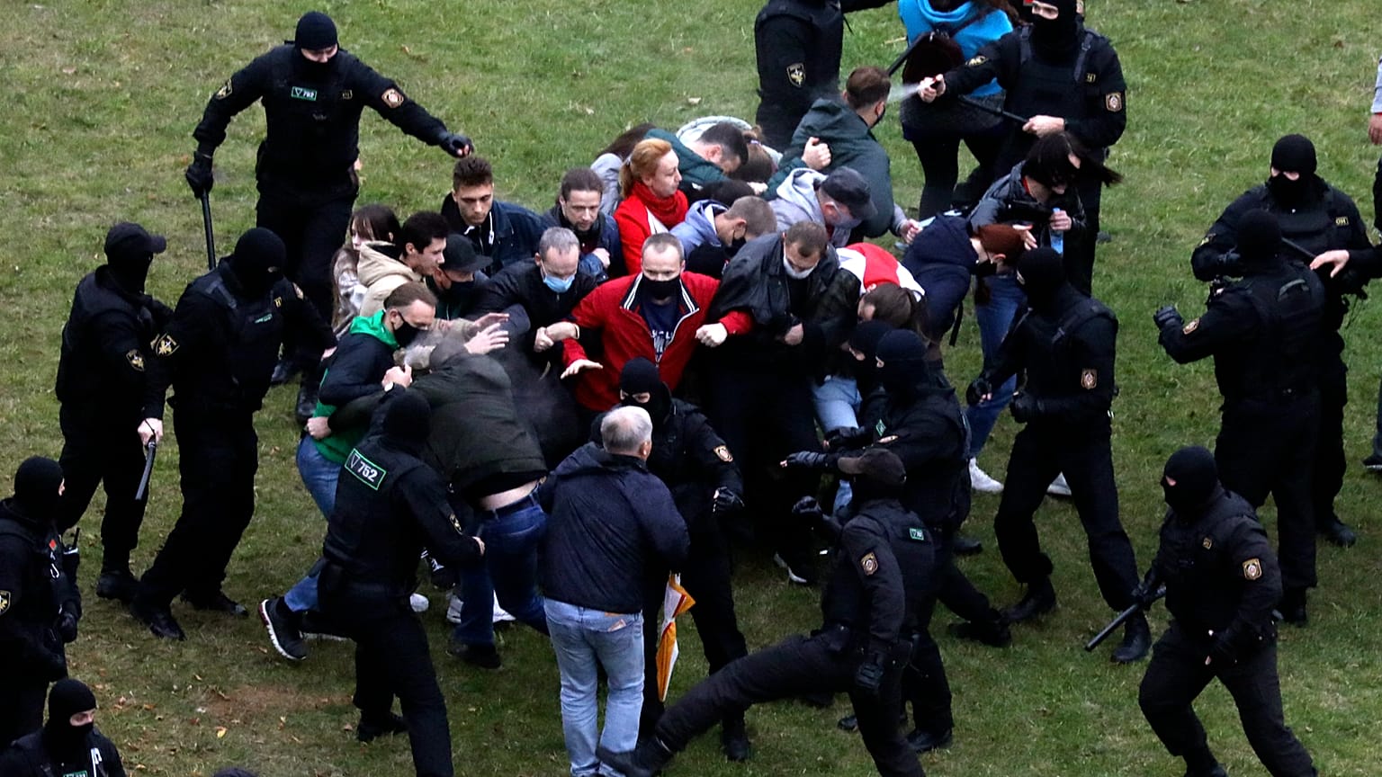 Акция протеста в Минске