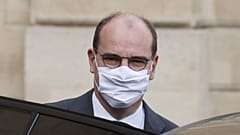 Le Premier ministre français, Jean Castex, quittant l'Elysée le 7 octobre 2020 
