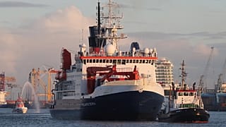 Polarstern de regresso à Alemanha