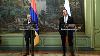 Die Außenminister Armeniens und Russlands