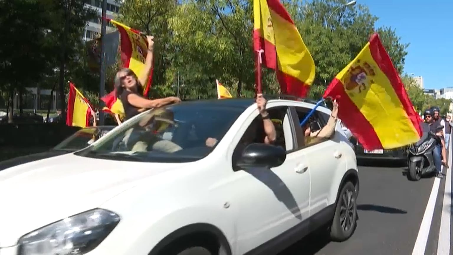 Kundgebung in Madrid