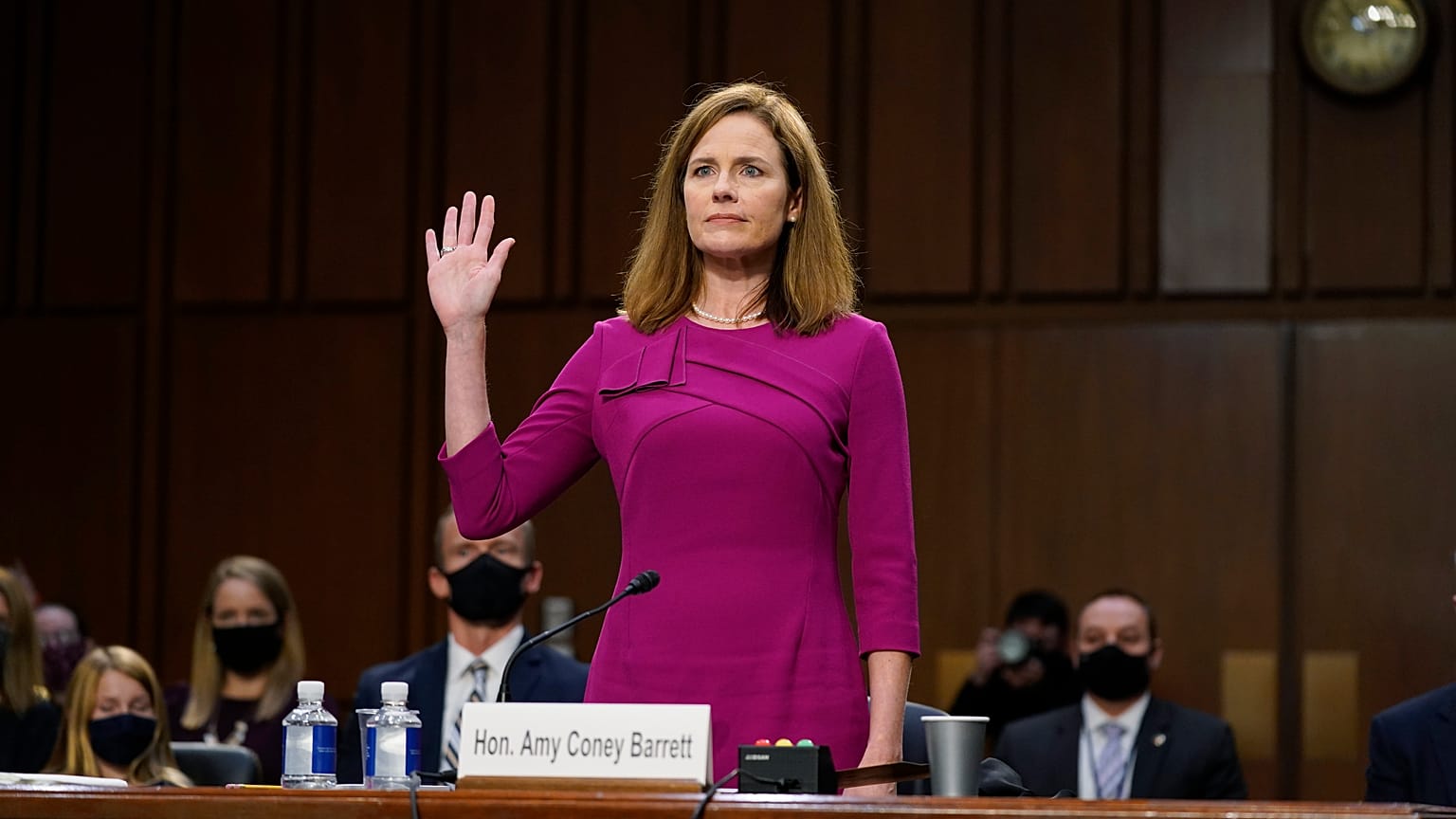 La jueza Amy Coney Barrett ante la Comisión Judicial del Senado 