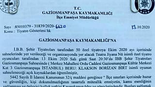 İBB Şehir Tiyatrosunda oynanması planlanan Kürtçe tiyatro oyun, gösterime saatler kala yasaklandı