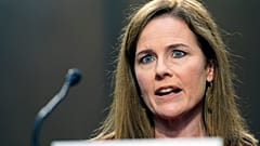 Supreme Court nominee Amy Coney Barrett speaks during a confirmation hearing before the Senate Judiciary Committee, Tuesday, Oct. 13, 2020, on Capitol Hill in Washington.
