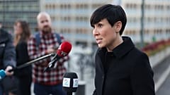 Norwegian Foreign Minister Ine Eriksen Soreide addressed the media in Oslo on Tuesday.