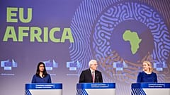 Virginie Battu-Henriksson, Spokesperson of the European Commission for Foreign affairs and security policy, Josep Borrell Fontelles and Jutta Urpilainen