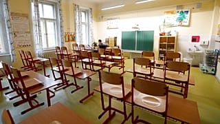 Üres tanterem Prágában