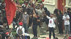 Protestos contra o governo em Banguecoque